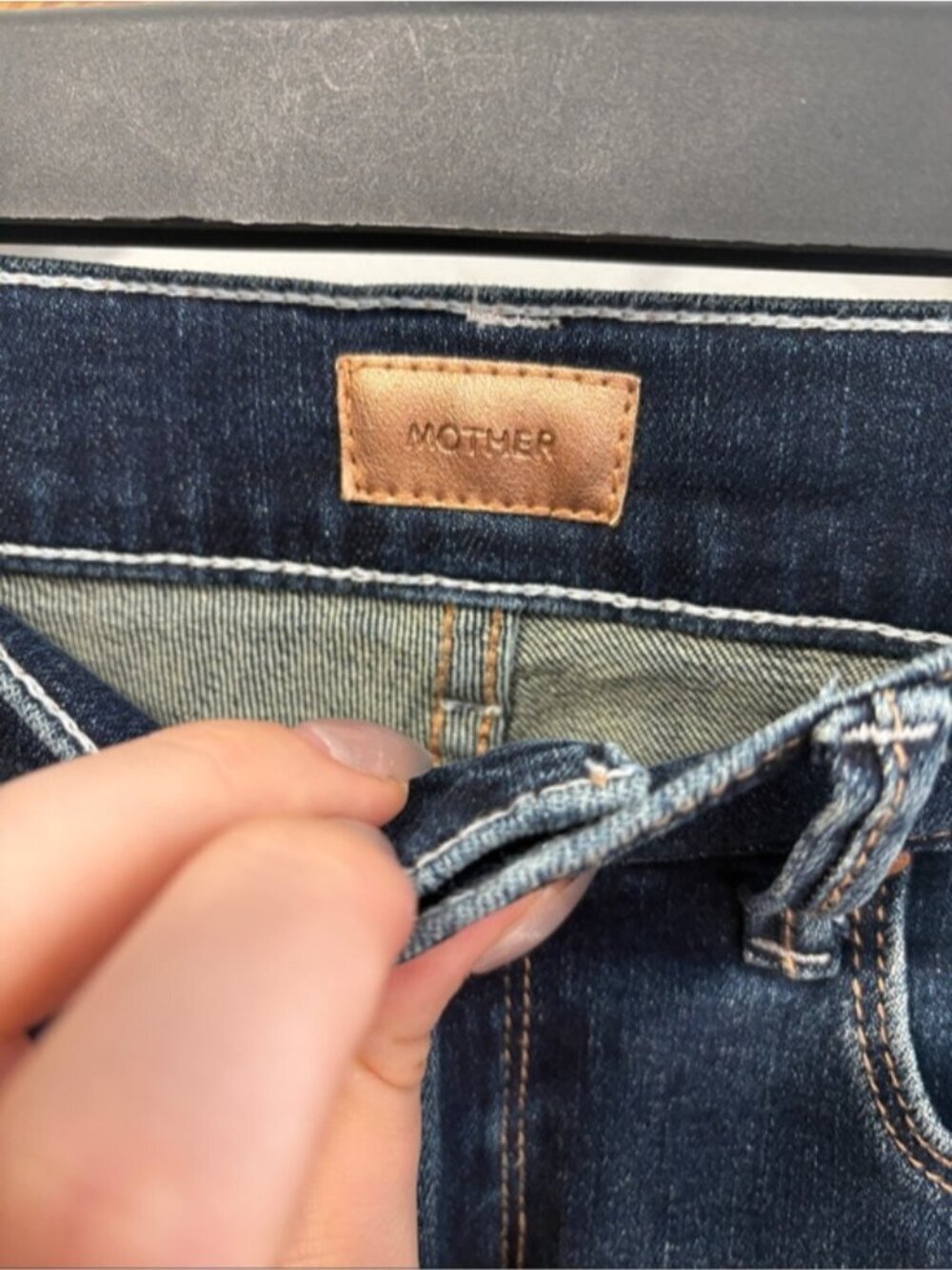 MOTHER JEANS- INSIDER ANKLE FREY - Picture 5 of 9